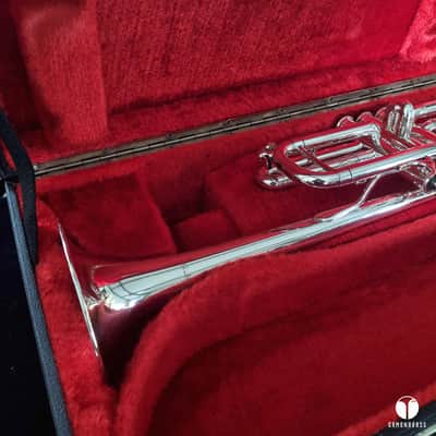 Large bore Courtois Paris PRESTIGE 301 C key trumpet case mouthpiece gamonbrass image 3