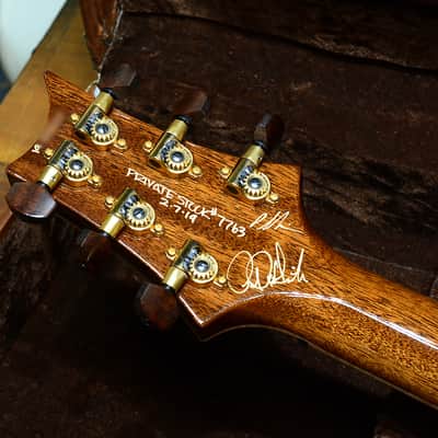 PRS Private Stock Custom 22 Figured Koa Top-Natural Smoked Burst with Ebony Fingerboard 2019' image 7