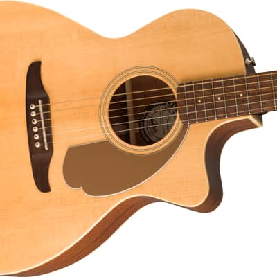 Mint Fender Newporter Player Auditorium Size Acoustic Electric Guitar, Natural image 4