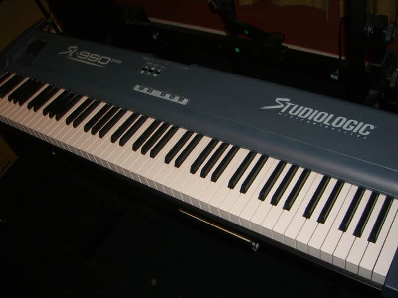 Studiologic SL990 Pro Hammer Action 88-Key MIDI Controller 2000s Blue image 1