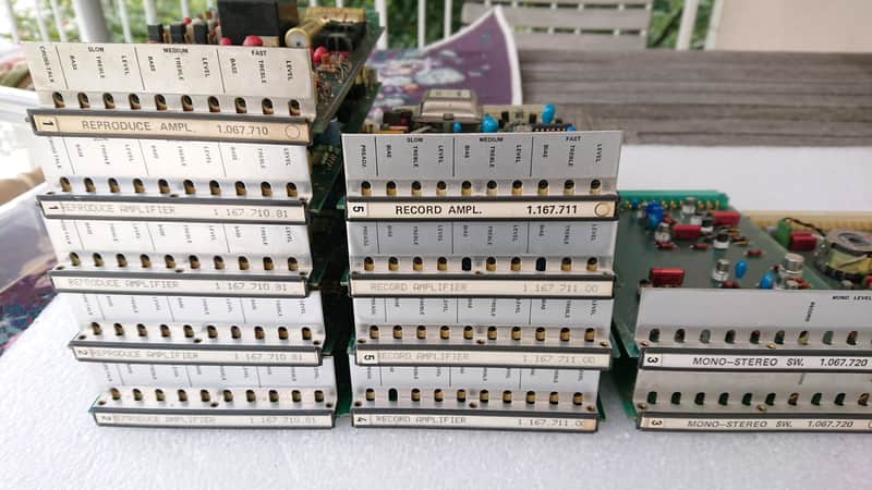 Studer B67, set of Audio & other cards image 1