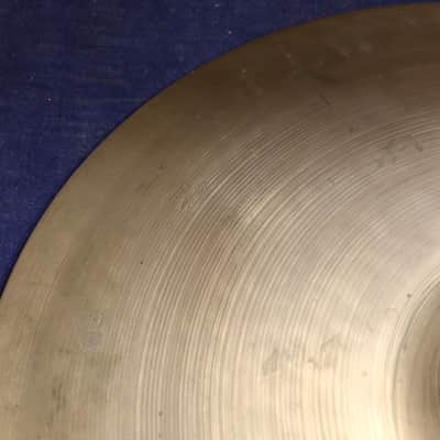 1930-40s A. Zildjian 13 3/4" First Stamp Cymbal 500g image 4