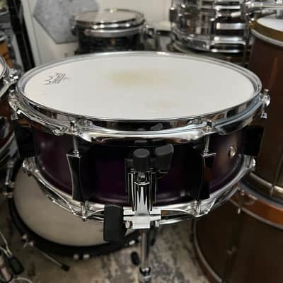 Pork Pie 5x13 Inch Maple Snare in Purple Satin (2001) image 7