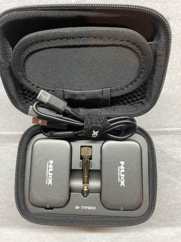 NuX B-7PSM Wireless In-Ear Monitor System 2022 - Present - Black image 1