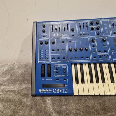 Oberheim OB-12 - Synthesizer - Blue - Good w/ Power Cable image 11