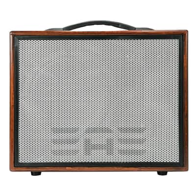 Elite Acoustics EAE D6-58 120W Open Box Acoustic Amplifier with LFP Battery and Bluetooth - Wood image 3