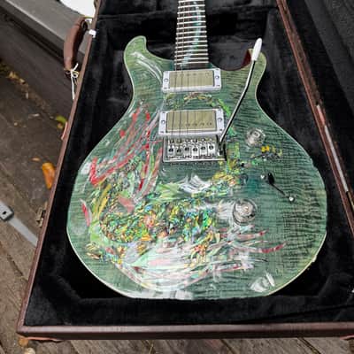 Firefly FFPR heavy modded• Abalone/Paua shell/Foil Sea Dragon (PRS Dragon‑Style) • PRS 85/15 “S” • CTS Electronics • Coil Split • Locking Tuners • Hard Case image 3