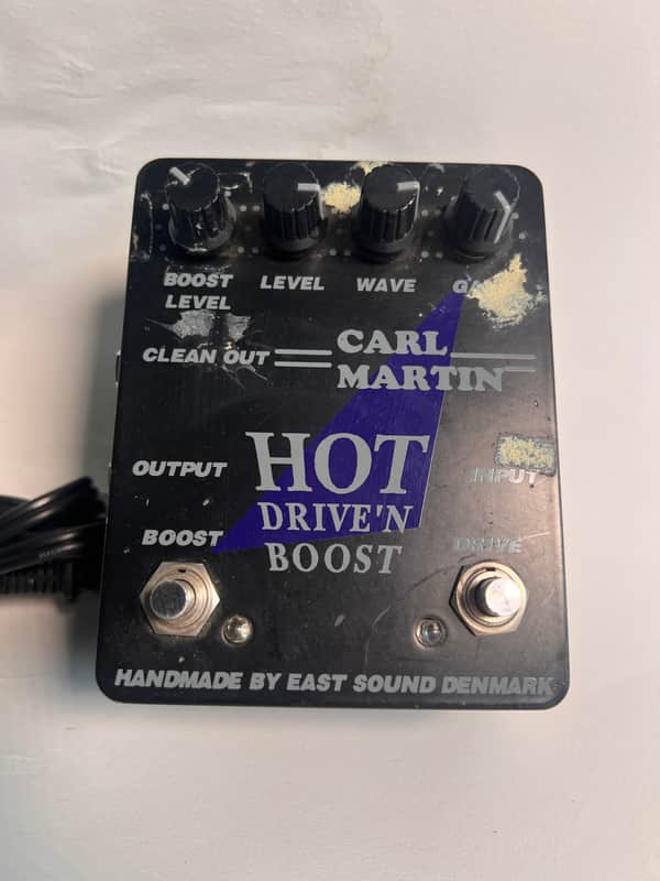 Carl Martin Hot Drive 'N Boost mkI Guitar Pedal / Hershel Yatovitz of Chris Isaac owned image 1