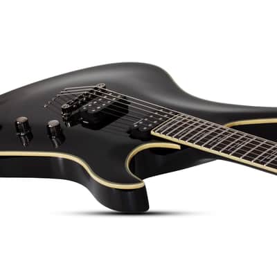 Schecter Avenger Blackjack Gloss Black + Free Bag -Electric Guitar - Brand New image 4