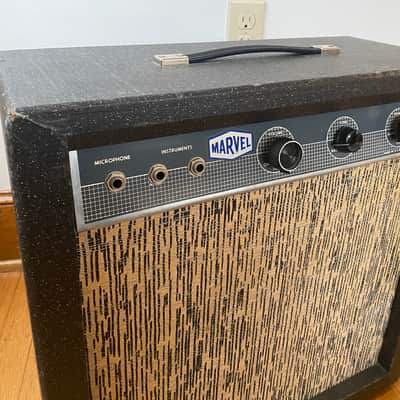 Marvel Multivox / Premier vintage tube amp Model 45 1960’s - Black Fleck image 1