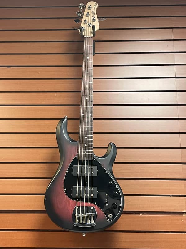 Sterling SUB StingRay Ray5HH in Ruby Red Burst Satin New Blem #4464 image 1