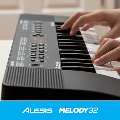 Alesis Melody 32 Key Mini Digital Piano - Portable Keyboard with Built-in Speakers, 300 Sounds, 40 Demo Songs, USB-MIDI Connectivity image 9
