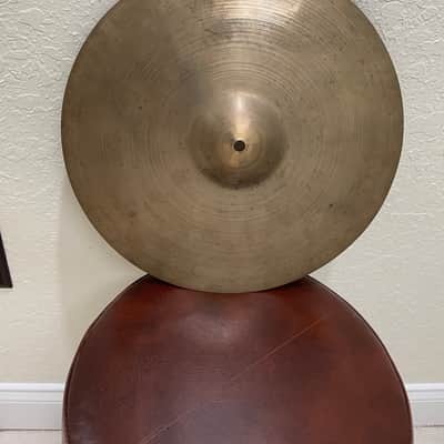Zildjian 14" hi hat top cymbal vintage image 1