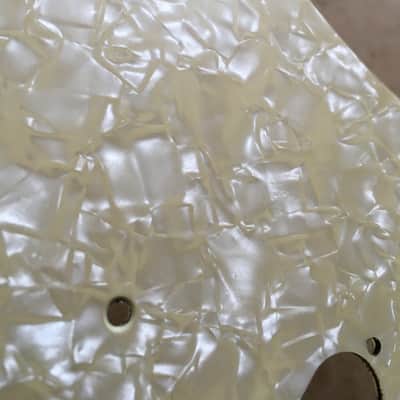 Aged Vintage Reissue USA Relic Pickguard Fender Mustang Guitar Aged Cream Pearl image 17