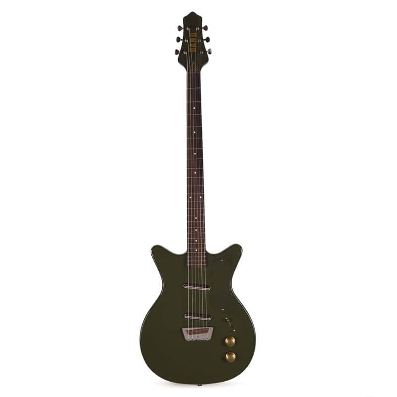 Danelectro Dan O Cool Baritone Electric Guitar - Green image 1