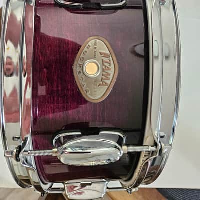 Tama Rockstar 90s - Purple Burst Snare Drum 14x5 image 9