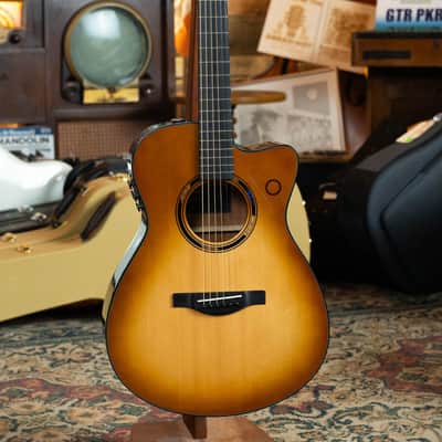 *New 2026 Model* Yamaha TAS3C-SBD Sitka/Mahogany Sandburst Concert Guitar w/the NEWEST TransAcoustic System #0295 image 2