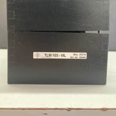 Neumann TLM 103 mt Large Diaphragm Cardioid Condenser Microphone 1997 - Present - Black image 7