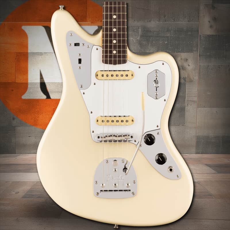 Fender Johnny Marr Jaguar Rosewood Fingerboard - Olympic White image 1