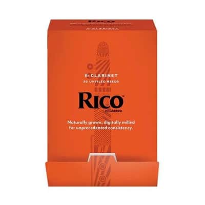 50 x Individually Sealed Rico Bb Clarinet Reeds, 1.5 Strength - RCA0115-B50 image 2