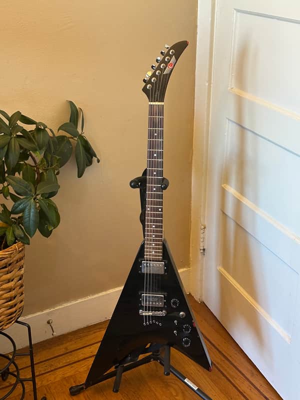 Epiphone Demon V FX 2001 - Metallic Black image 1