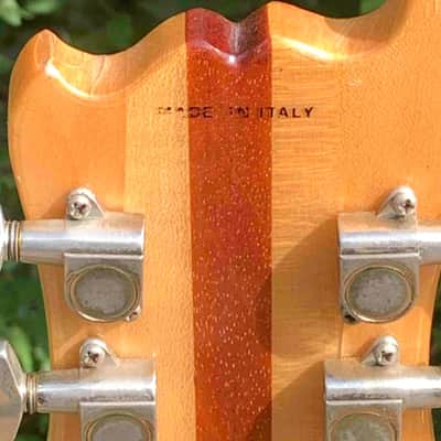 Rare Eko Asymmetric Double Cutaway Florentine Semi-Hollow Electric Guitar – Vintage Italian Design image 11