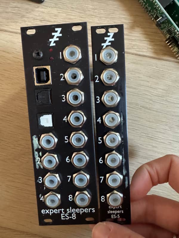 Expert Sleepers ES-8 USB Audio Interface & ES-5 MK2 Expander Eurorack Synth Modules image 1