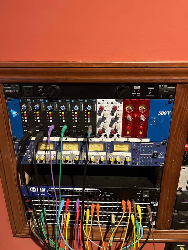 API API 500VPR 10 Slot 500 series rack with power supply Fully loaded image 1