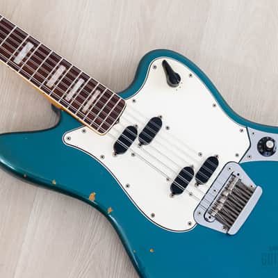 1966 Fender Electric XII Vintage 12-String Guitar Lake Placid Blue, 100% Original w/ Case image 7