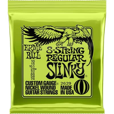 Ernie Ball 2629 Regular Slinky 8-String Guitar Strings (10-74)