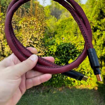 David Laboga Custom Audio - High End USB Cable - RUBY MK3 - NEWER Series /A-B/ 1m ( 3ft) image 5