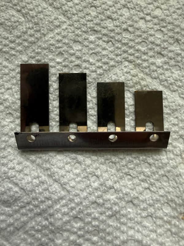 Fender Mustang Bass String Mute 60s 70s 1960s - Chrome image 1