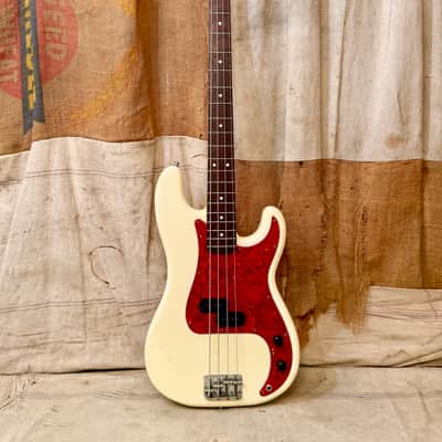 Fender MIJ '62 Reissue Precision Bass (PB62) 1998 - Olympic White image 1