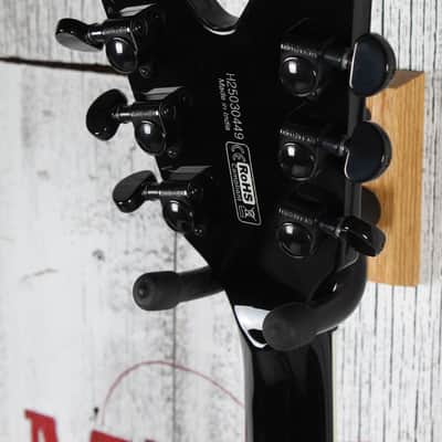 Dean ML 79 Solid Body Electric Guitar Black To Blue Fade Finish image 12