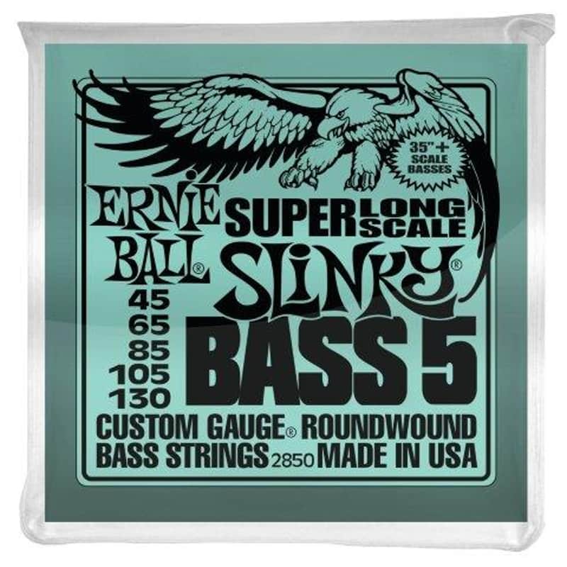 Bass Gtr 5 Str Set 45/130 Super Long Scale image 1