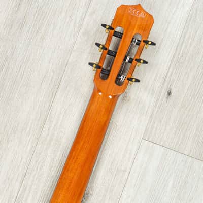 Mint Cordoba Stage Electric Nylon String Guitar, Pau Ferro Fretboard, Natural Amber image 13