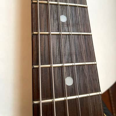 Mt. Fugi Custom offset mustang style electric guitar. Natural Mahogany, Nitro (StewMac Parts) image 10
