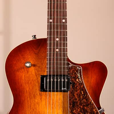 Godin 5th Avenue CW Kingpin II - Rosewood Fingerboard, Cognac Burst image 5