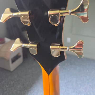 2015 D'ANGELICO EX-BASS - AMBER TIGER FLAME W/OHSC image 20