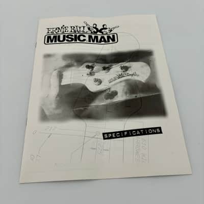 1997 Ernie Ball MUSIC MAN Specifications Catalog [AXIS, Luke, Steve Morse, Albert Lee, Silhouette, StingRay] image 1