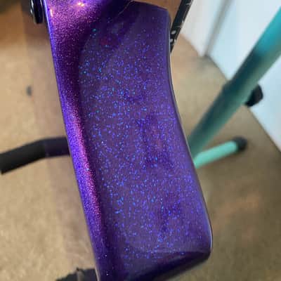 LEF Custom Guitars Star w/ Original Purple Flake Paint image 4