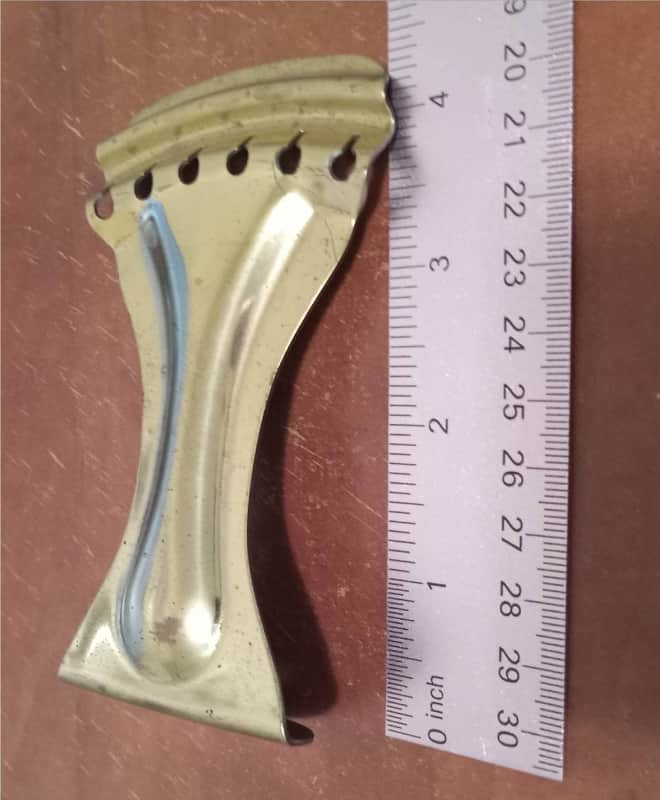 Valco Supro Belmont guitar tailpiece image 1