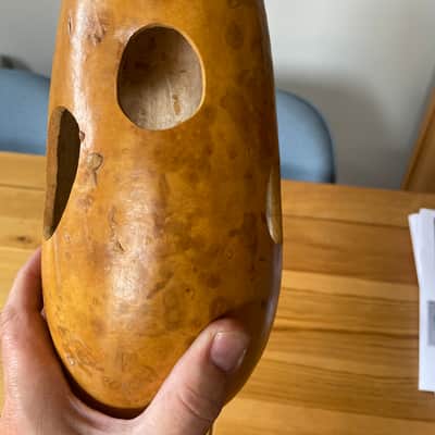 Immagine Handmade Medium natural gourd guiro 2010’s - Lacquered - 2