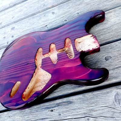 Stratocaster body, barncaster, SSS hardtail image 4