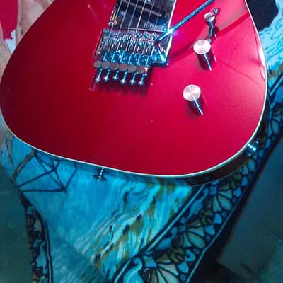 Rare Vintage Kramer Classic III Candy Apple Red Telecaster w Seymour Duncan & Floyd Rose WoW Player image 2