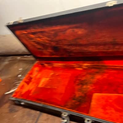 Fender stratocaster/ telecaster 70’S - Black / orange interior image 7