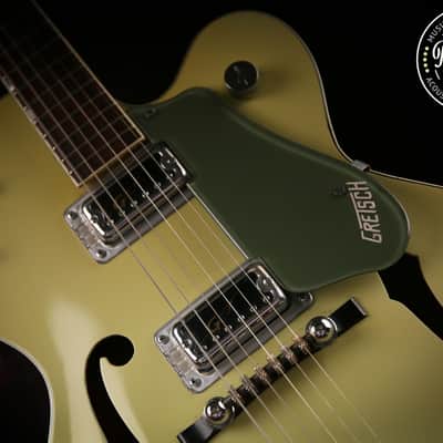 1960s Gretsch USA G6118 Anniversary Two Tone Green & Original Hard Case image 2