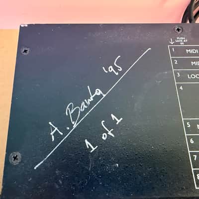 RARE 1 Of 1 Tech21 SansAmp PSA-1 1995 Black Signed image 5