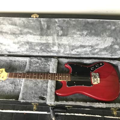 Fender Musicmaster 1978-1980 - Translucent Red image 12