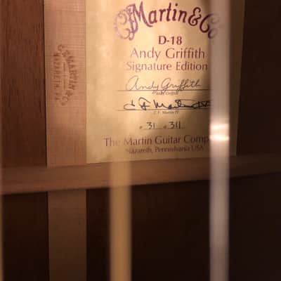 Martin Andy Griffith Signature 31/311 D-18 2004 Natural image 4